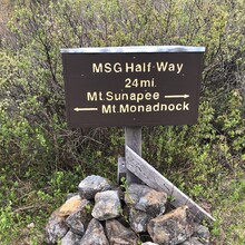 Eli Burakian / Monadnock-Sunapee Greenway Trail (NH) unsupported FKT