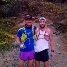 Kyle Carson and Jace Hinesley  / Rogue River Trail FKT