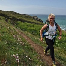 Sarah Thomson on the Wales Coast Path