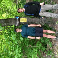 Koning & Lukeman on the Wantastiquet - Monadnock Trail