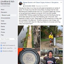Steven Andrews / C&O Canal Towpath Unsupported FKT